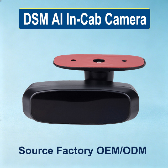 Professional DSM AI Camera Driver State Monitoring AHD 720P Invisible IR Night Vision for CMSV6 Platform Real-time Alarm Alert