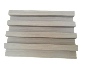 Reasonable Price Slat Wall Panel Waterproof Composite Wainscoting Panel Boards Exterior Timber WPC Wall Cladding