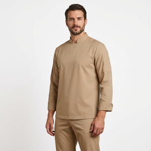Vêtements de Serveur 100% Coton à Manches Longues Respirants pour le Personnel de Restaurant et d'Hôtel – Fourniture en Gros OEM - Product Image 1