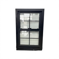 Ventana Corredera Vertical de Aluminio con Vidrio Templado, Aislante del Sonido, Resistente al Viento y a la Lluvia, para Balcón, Cocina o Sótano