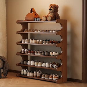 Meerlaags Schoenenrek-Stofdicht Opslagapparaat-Slaapzaal Schoenenkast-Zuinig Binnenshuis Opbergrek - Product Image 3