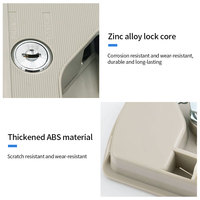 Serrure à came cylindrique en alliage de zinc avec 2 clés pour armoire métallique, mobilier de bureau, casier