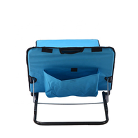 Chaise de piscine de plage à dossier haut Chaise de jardin en métal en aluminium durable et légère avec tissu Oxford pour une utilisation en extérieur