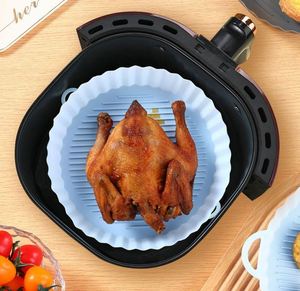 Pot en silicone pour friteuse à air, réutilisable, antiadhésif, compatible avec les paniers de friteuse à air, accessoires pour friteuse à air - Product Image 3