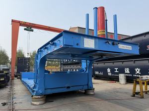 Semirremolque de Acero de Cama Baja Ultrabajo de 3 Ejes con Suspensión Mecánica y Dirección Neumática para el Transporte de <span class=keywords><strong>Carga</strong></span> Sobredimensionada - Product Image 3