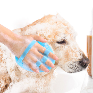 Cepillo de Baño <span class=keywords><strong>para</strong></span> Mascotas, Dispensador de Champú, Cepillo de Masaje de Silicona Suave <span class=keywords><strong>para</strong></span> Gatos y <span class=keywords><strong>Perros</strong></span>, <span class=keywords><strong>el</strong></span> Más Vendido - Product Image 4