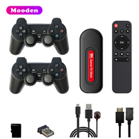 Manette de jeu Mooden Q9 Pro 4K, console de jeu vidéo Android HD 3D 4K, 2.4G sans fil, deux joueurs, prend en charge 14 émulateurs, 40000 jeux