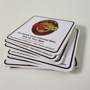 Novelty Customized Design Mini Art <strong>Boards</strong> Square Heavyweight Absorbent Paper Coasters for Drinks for DIY Craft <strong>Mats</strong> Pads - Product Image 2