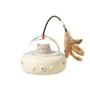 360 derece dönen LED lazer kedi oyuncak otomatik interaktif akıllı Pet oyuncak oynamak için dayanıklı PC malzemeden yapılmış - Product Image 1