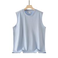 Débardeur ample vintage pour homme en coton 100% respirant avec trous, idéal pour la musculation, la gym et le sport
