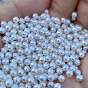 Zhejiang Zhuji 2-3mm Aurora Natürliche Süßwasserperlen Lose Perlen Nahezu Rund Fast Makellos mit Löchern Mini Kleine Perlen - Product Image 5