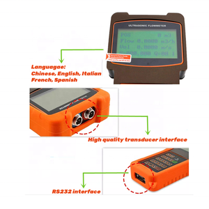เครื่องวัดอัตราการไหลแบบอัลตราโซนิกไร้สาย TUF-2000H สำหรับน้ำและน้ำมัน RS485 อุตสาหกรรม DN15/DN700 พลาสติก OEM - Product Image 3