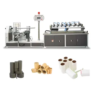 Fabrieksprijs Eenvoudige Bediening Kartonnen Papieren Buis Core Cutter Machine Multi-Mes Cnc Toiletpapier Roll Core Buismachine