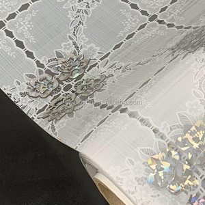 <span class=keywords><strong>Tovaglia</strong></span> decorativa in <span class=keywords><strong>PVC</strong></span> impermeabile con fiori bianchi - Product Image 3