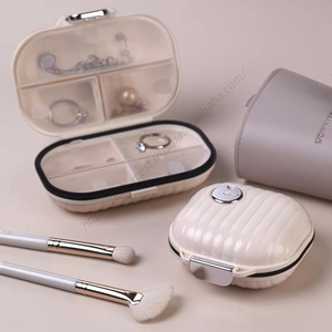 Boîte à pilules portable en gros, mini distributeur de médicaments à emporter, emballage 7 jours, petite taille, organisateur de bijoux - Product Image 3