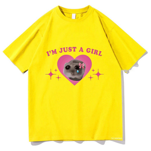 Camiseta estampada informal Camiseta de mujer Algodón negro Ropa de calle retro Manga corta - Product Image 4