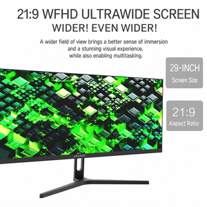 Monitor UltraWide ERAZER U3018PA-S de 29 Pulgadas, 21:9 IPS 2560x1080 100Hz, Pantalla para Computadora, DP/HDMI, Oficina, Juegos, Negocios, VESA - Product Image 5