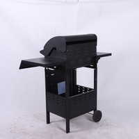 Barbecue au gaz propane liquide à trois brûleurs personnalisé avec four pour une utilisation en extérieur