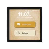 Interrupteur mural intelligent tactile plein écran haut de gamme Tuya Wifi Zigbee 1/2/3/4 voies, commande vocale Alexa Google Home