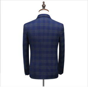<span class=keywords><strong>Costume</strong></span> trois pièces pour <span class=keywords><strong>homme</strong></span>, coupe ajustée coréenne, affaires, loisirs, <span class=keywords><strong>jeune</strong></span> marié, <span class=keywords><strong>costume</strong></span> de <span class=keywords><strong>mariage</strong></span>, <span class=keywords><strong>costume</strong></span> à carreaux - Product Image 4