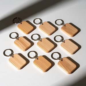 Nhà Máy Bán Buôn Tùy Chỉnh Sắt Gỗ Móc Khóa DIY Handmade Thẻ Chìa Khóa Trống Bằng Gỗ Thiết Kế Logo In Trống Bằng Gỗ Móc Chìa Khóa - Product Image 6