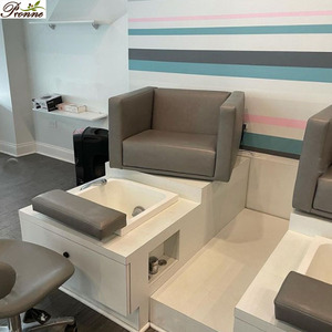 Soins des pieds confortables Jenni Chaises de massage pivotantes intégrées Chaise de pédicure électrique avec siège rotatif - Product Image 5