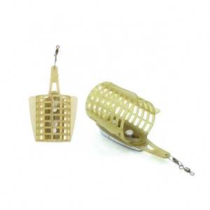 Mangeoire de pêche à cage transparente, en acier inoxydable, peinte en noir mat, bol suspendu automatique, eau - Product Image 4