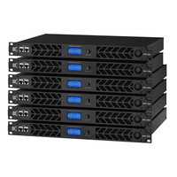 Amplificateur DSP de classe D 2 canaux CVR D-4302 4300W avec filtre FIR, option DANTE