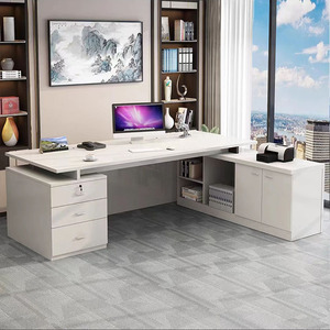 Escritorios Modernos En Melamina <strong>Mesas</strong> De Ejecutivo Despacho <strong>Table</strong> - Product Image 2