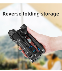 Bexin Hợp kim Nhôm xách tay chuyên nghiệp Mini Tripod du lịch ngoài trời Tripod đứng thích hợp cho video điện thoại máy ảnh - Product Image 3