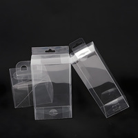 Boîtes d'emballage en plastique PET personnalisées Matériaux imprimés disponibles Boîte cadeau en acétate en cube Boîtes d'emballage en plastique
