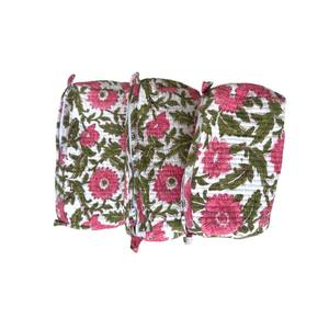 Sacoches cosmétiques bohèmes en coton, légères, imprimées à la main, respirantes, durables, multifonctionnelles pour voyage et salon – Offre Spéciale - Product Image 3