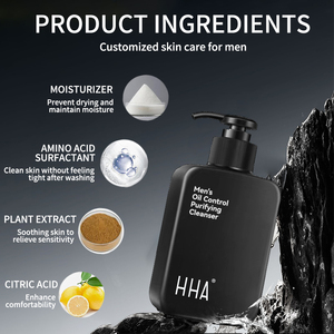 Mencare OEM Người Đàn Ông Của Kiểm Soát Dầu Da Sữa Rửa Mặt Làm Mới Bọt Rửa Mặt Với Loại Bỏ Mite Bởi Người Đàn Ông Của Chăm Sóc - Product Image 3