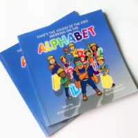 Cahier de coloriage d'alphabet, service d'impression pour enfants, pâtisserie, apprentissage de l'alphabet, en chine, nouvelle collection