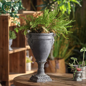 Maceta Vintage con Base para Tallo, para Plantas de Exterior y Uso Decorativo - Product Image 2