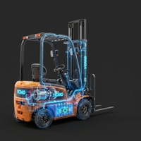 Chariot élévateur électrique compact YCMG 1 tonne, 1000 kg, batterie lithium-ion, déplaceur latéral hydraulique, pour entrepôt à allées étroites, certifié CE