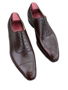 Zapatos de Negocios Transpirables de Cuero Suave para Hombre con Punta Puntiaguda, Aumento de Altura, con Cordones, Casuales, para Verano y Otoño QS111C107 - Product Image 1