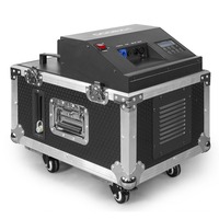 Machine à brouillard professionnelle 600W à double tête avec flightcase, générateur de brume à sortie continue pour mariages, clubs et spectacles DJ