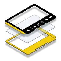 Panneaux de contrôle tactiles transparents personnalisés OEM/LED, sérigraphiés avec précision, étanches et résistants aux rayures pour consoles de jeu