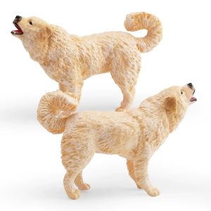 Modelo de <span class=keywords><strong>Perro</strong></span> Simulado, Juguetes Cognitivos para Niños, <span class=keywords><strong>Perro</strong></span> de Montaña Great Pyrenees, Adorno Decorativo - Product Image 3