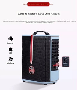 LPTA Magic3 WEISHUI S6 200W <b>Portable</b> Outdoor & Live <b>Speaker</b> With Dual Mics WEISHUI S6 Powerful Audio Performance Equipped With a - Product Image 3