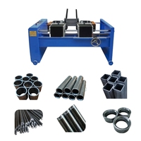 Équipement intégré de chanfreinage et d'ébavurage à double extrémité, machine automatique à double tête pour tuyaux métalliques et barres rondes