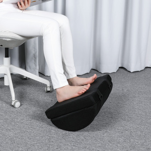 Sandaran kaki tidak licin ergonomis, sandaran kaki di bawah meja, bantalan busa memori mobil untuk penggunaan kantor - Product Image 5
