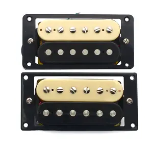 Guitarra Captador Zebra Faced Humbucker Bobina Dupla Guitarra Elétrica Captadores 50/52mm com a instalação do Quadro Acessórios de Guitarra