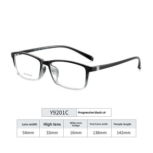 <span class=keywords><strong>Lunettes</strong></span> ultra-légères à monture carrée intégrale noire classique Y9201C pour hommes - Monture de <span class=keywords><strong>lunettes</strong></span> de vue confortable pour myopie de Danyang Wholesale - Product Image 6