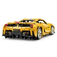 Cada C61057W escala 1/8 Ferrar 488Pista Super coche 3187PCS DIY Asamblea RC Control remoto de carreras de velocidad ladrillos modelo de coche