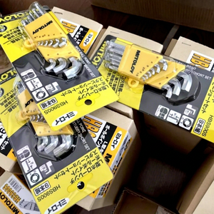 ชุดประแจมิโต้ ลอย อัลเลน รุ่น HBS900S 9 ชิ้น ขนาดเมตริก เกรดอุตสาหกรรม ผลิตจากเหล็กกล้าคาร์บอนสูงด้วยกระบวนการตีขึ้นรูป - Product Image 1