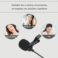Micrófono Lavalier Portátil de Alta Calidad de 3.5mm, Manos Libres, Mini Micrófono de Audio, Radio para Auto, Estéreo, PC, Altavoces para Laptop, Modelo Universal