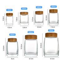 Stoples Kaca Bulat untuk Madu, Selai, Kue Kering, dan Jelly dengan Logo Kustom, Kualitas Food Grade, Ukuran 180ml 250ml 350ml 500ml 750ml, Dilengkapi Tutup Sekrup Kedap Udara