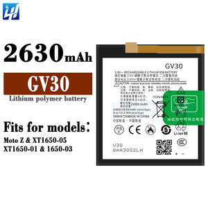 Batterie de téléphone portable OEM de haute qualité 100% neuve <span class=keywords><strong>GV30</strong></span> pour Motorola Moto Z Droid - Product Image 2